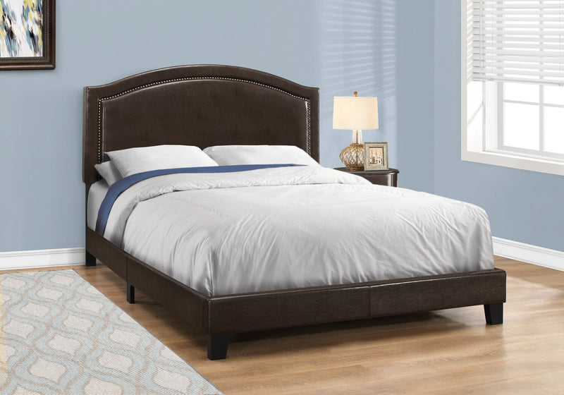 Pearl Queen Bed - Brown