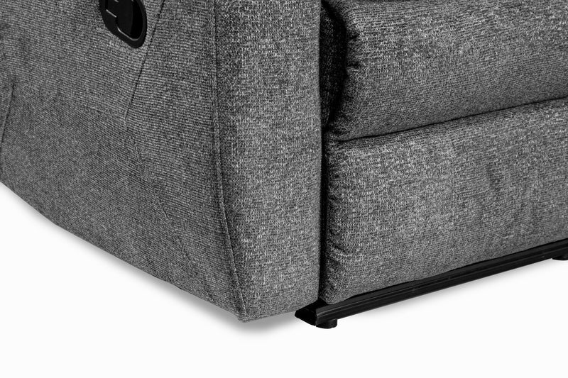 Chandler Chenille Reclining Sofa - Grey