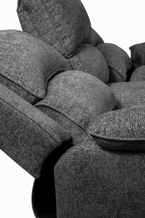 Chandler Chenille Reclining Sofa - Grey