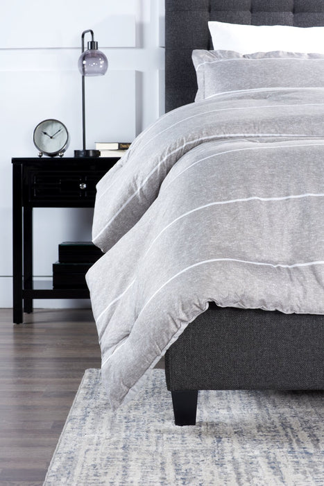 Stripes 3-Piece Full/Queen Comforter Set 