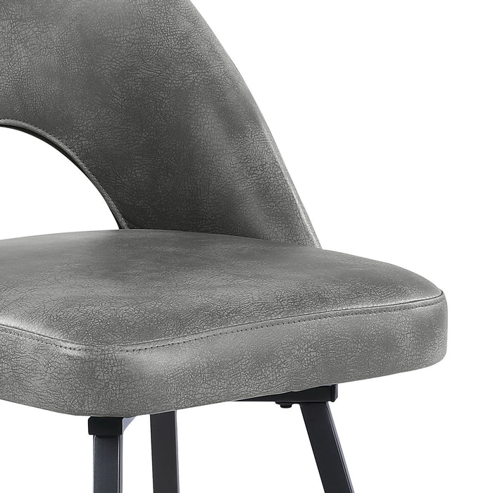 Bay Swivel Counter-Height Stool - Grey