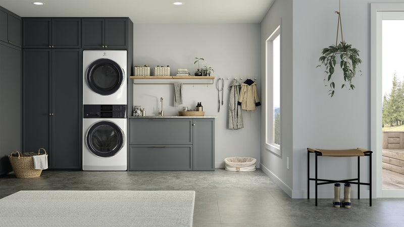 Electrolux Laundry Tower™ with 5.2 Cu. Ft. Washer and 8 Cu. Ft. Electric Dryer - ELTE760CAW