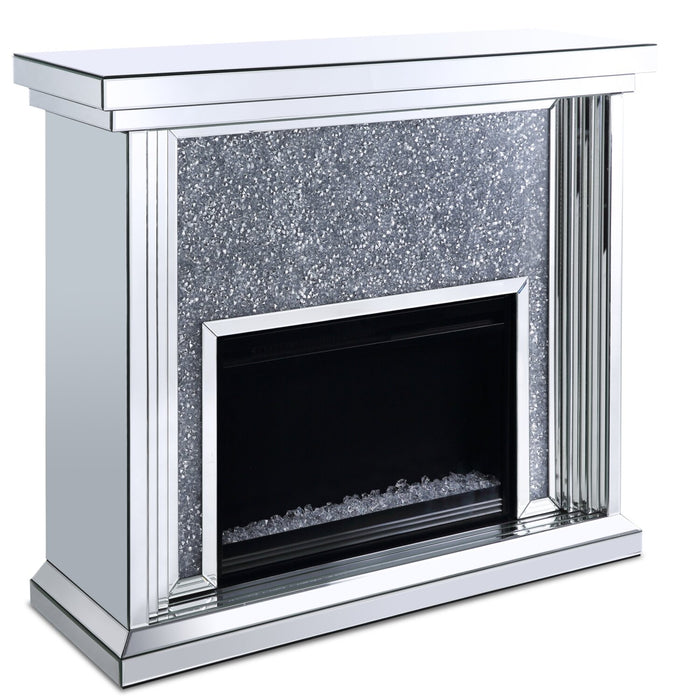 Flint Glam Fireplace 
