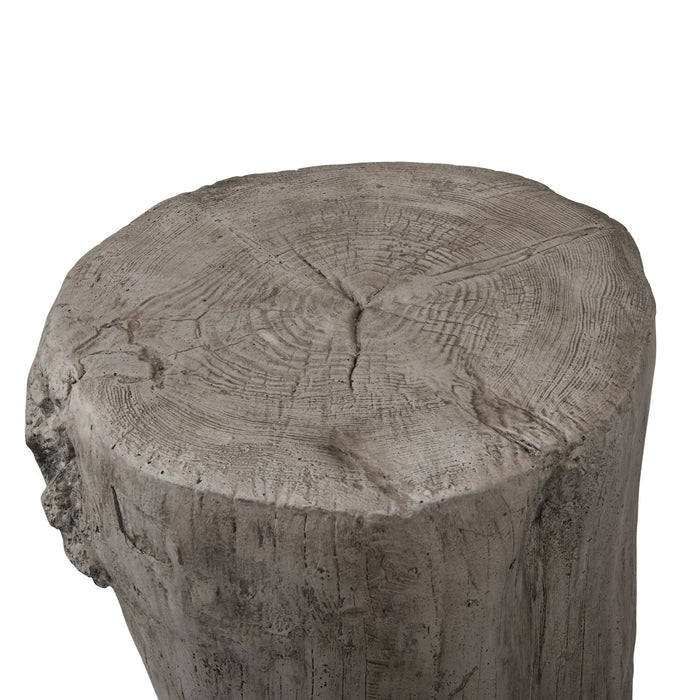 Jordy Ottoman Accent Table – Silver 