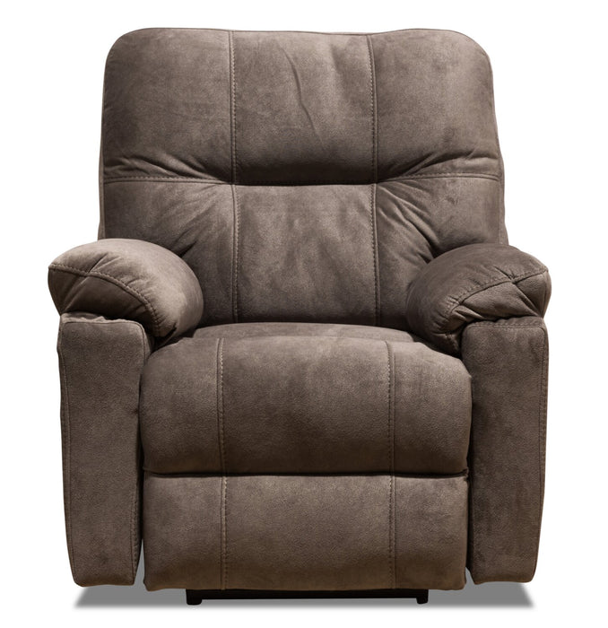 Gybson Polyester Recliner - Latte