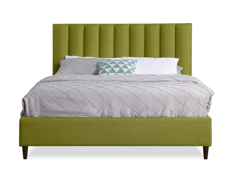 Rain Queen Platform Bed - Green