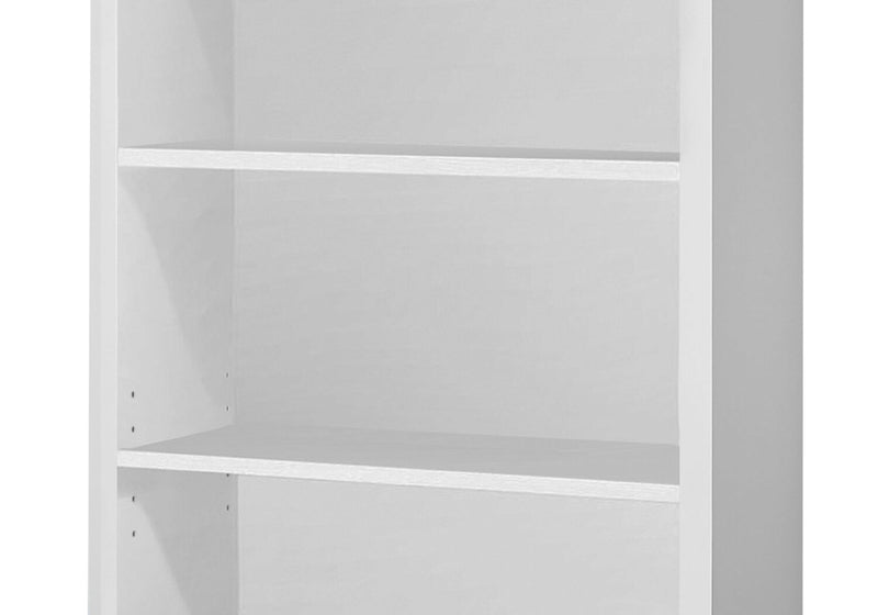 Slade 4-Shelf Bookcase - White 