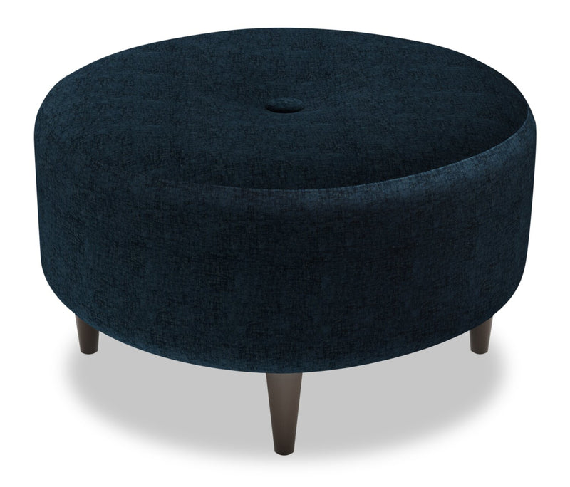 Sofa Lab The Curve Ottoman - Luxury Indigo
