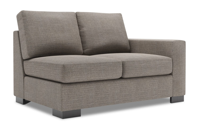 Sofa Lab Track RAF Loveseat - Luna Smoke