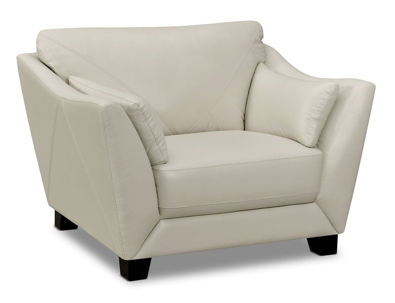 Lusso Genuine Leather Chair – Smoke