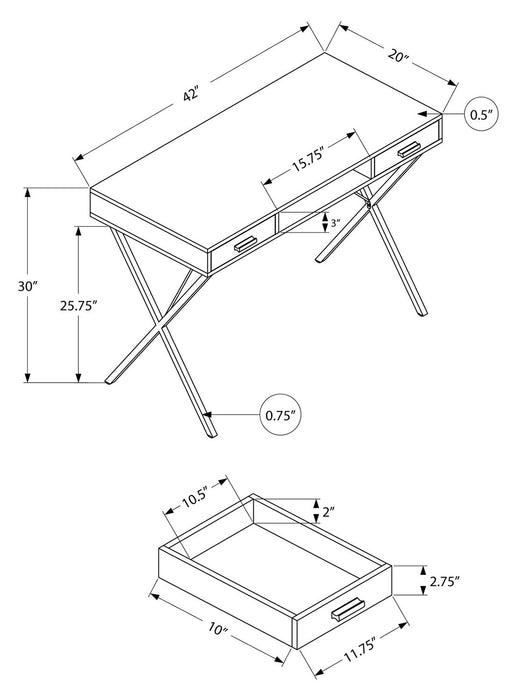 Rowan Desk - Grey
