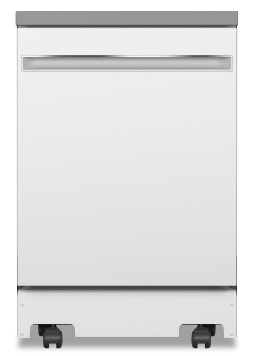 GE 24\" Portable Top-Control Dishwasher - GPT225SGLWW