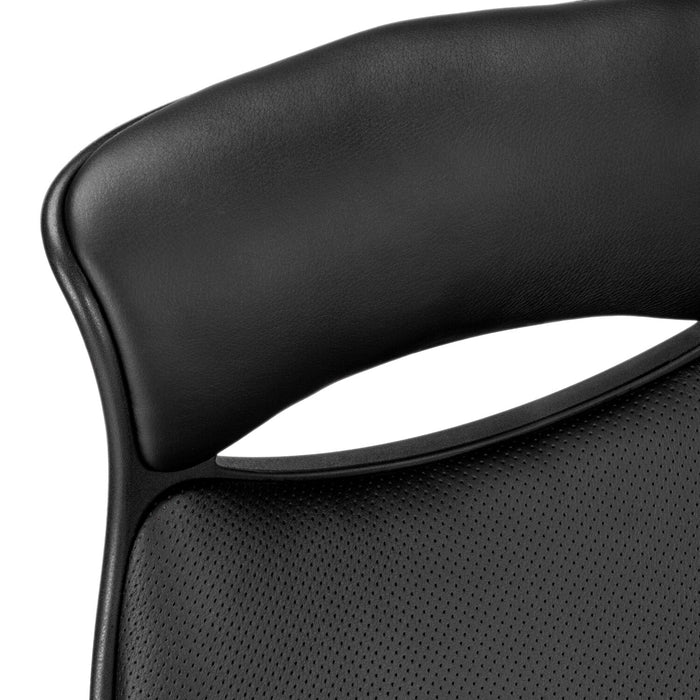 Kegan Executive Faux Leather Office Chair - Black 
