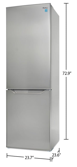 Danby 10.3 Cu. Ft. Bottom-Freezer Refrigerator - DBMF100B1SLDB