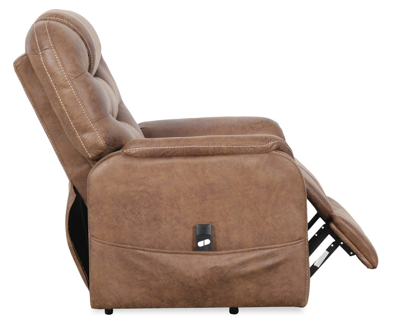 Landon Power Lift Reclining Chair - Brown