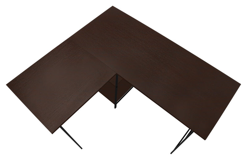 Evlin Corner Desk - Espresso