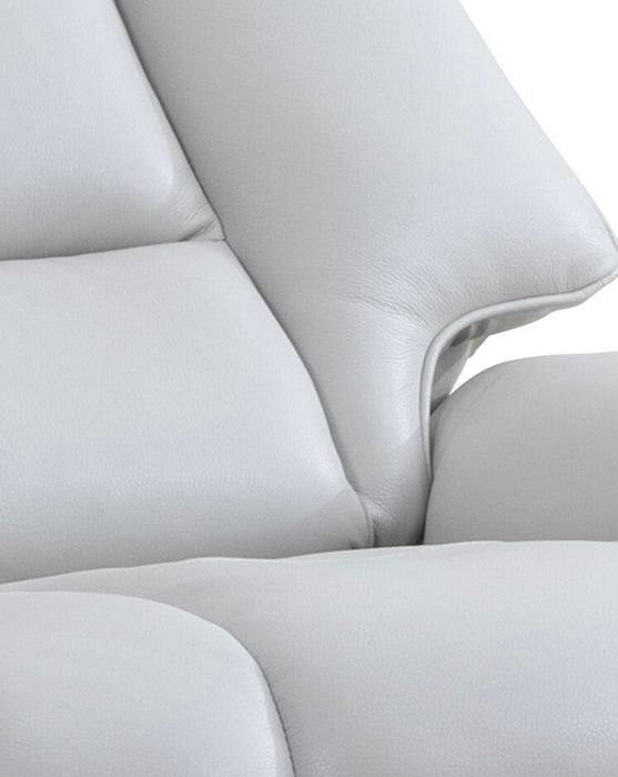 Maven Genuine Leather Power Reclining Chair and Footrest