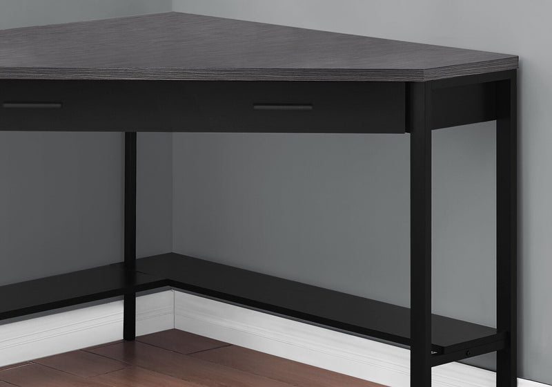 Christiana Corner Desk - Black/Grey