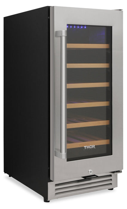 Thor Kitchen 33 Bottle Built-In/Freestanding Wine Cooler - TWC1501-SS