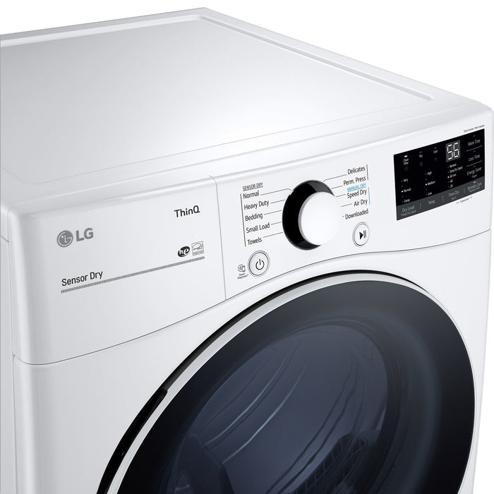 LG 7.4 Cu. Ft. Electric Dryer with AI Sensor Dry™ - DLE3600W 