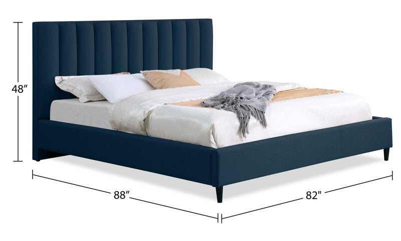 Rain King Platform Bed - Blue