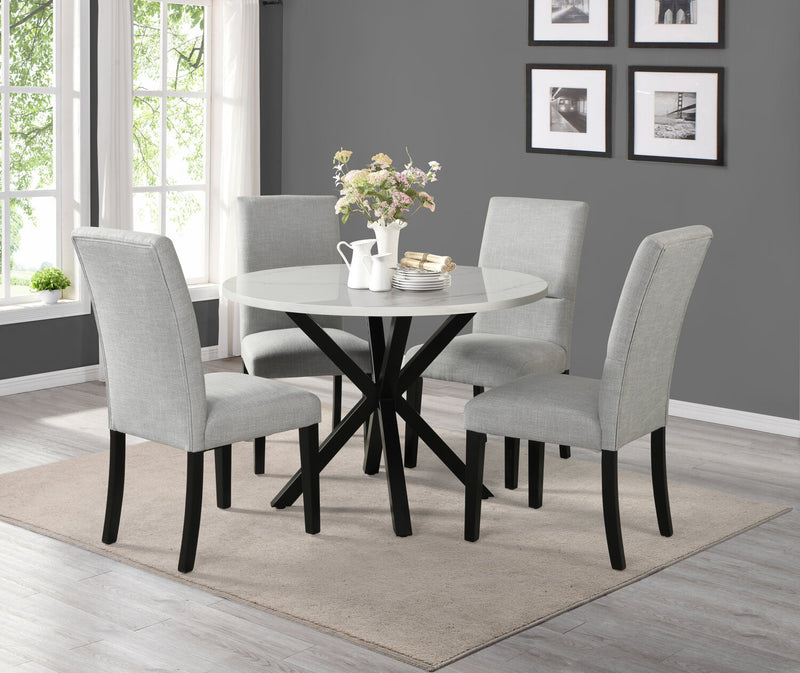 Verona 5-Piece Dining Package with Round Dining Table