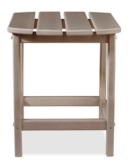 Bask End Table - Taupe
