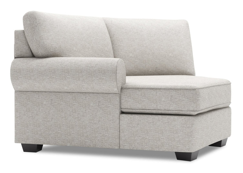 Sofa Lab Roll LAF Cuddler - Luxury Silver