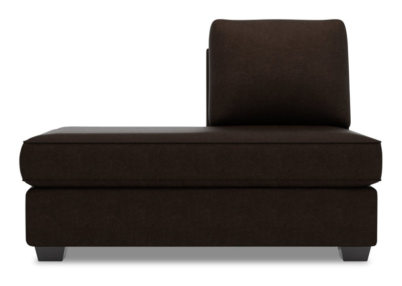 Sofa Lab Roll LAF Chaise Return - Luxury Chocolate