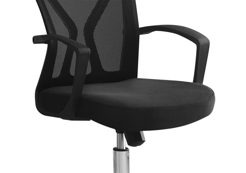 Dominic Office Chair - Black/Chrome