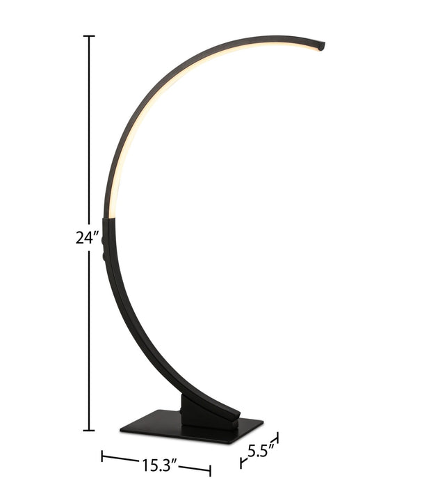 Zeus 24\" LED Arc Table Lamp