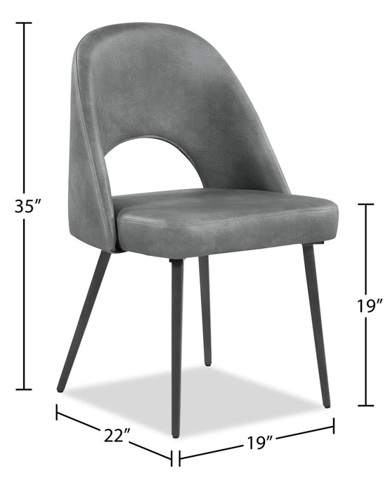 Bay Dining Chair - Grey
