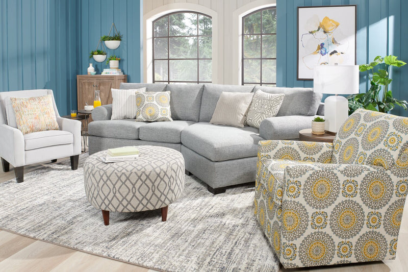 Sofa Lab Roll RAF Cuddler - Luna Pewter