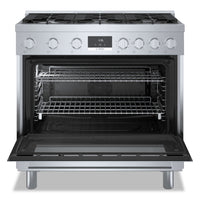 Bosch 800 Series 3.4 Cu. Ft. Industrial-Style Freestanding Gas Range - HGS8655UC