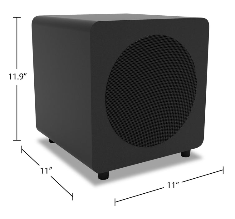 Kanto SUB8 300 W 8\" Sealed Powered Subwoofer - Black