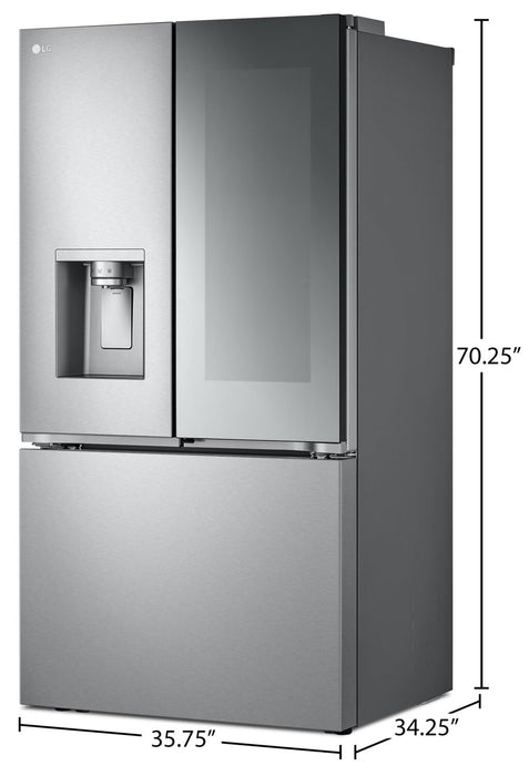LG 31 Cu. Ft. Smart Mirror InstaView™ Door-in-Door® Refrigerator - LRYKS3106S