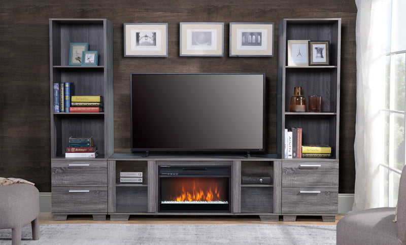 Antoni 3-Piece Entertainment Centre with 65” TV Opening - Grey