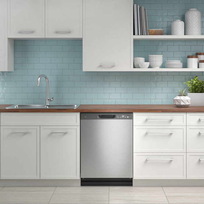 GE 24\" Built-In Dishwasher with Front Controls - GDF510PSRSS