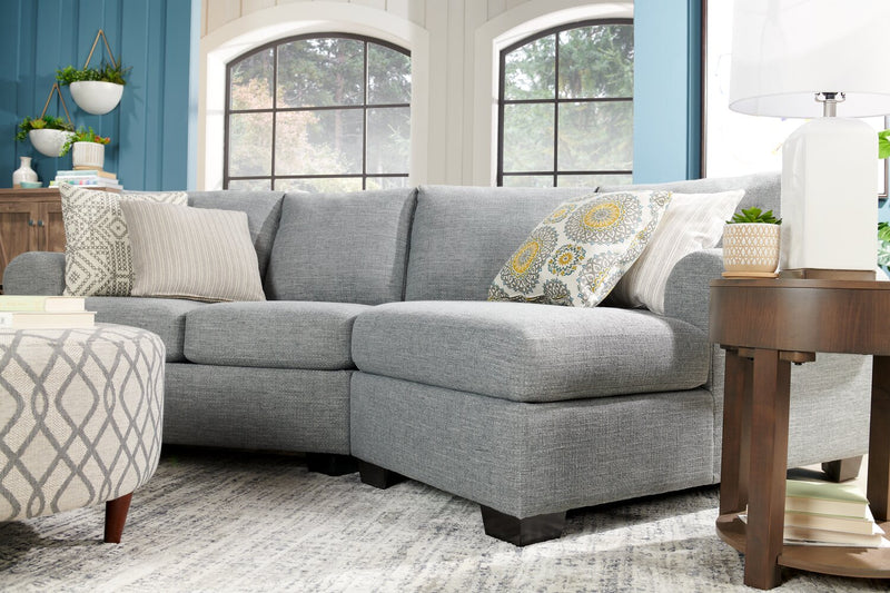 Sofa Lab Roll RAF Cuddler - Luna Pewter