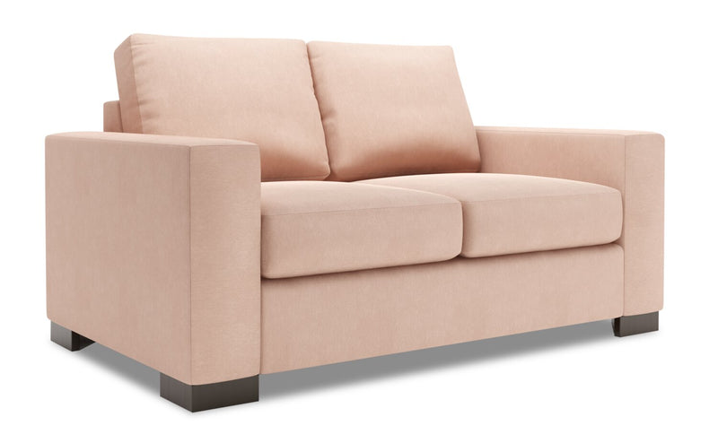Sofa Lab Track Loveseat - Pax Rose