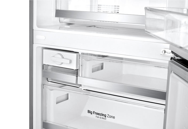 LG 15 Cu. Ft. Counter-Depth Bottom-Freezer Refrigerator - LBNC15251V