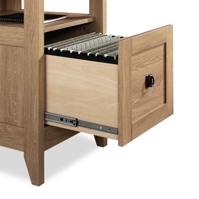 Fritz L-Shaped Desk - Dover Oak 