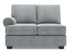 Sofa Lab Roll LAF Loveseat - Luna Pewter