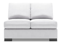 Sofa Lab Track Armless Loveseat - Pax Ice 