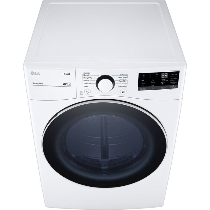 LG 7.4 Cu. Ft. Gas Dryer with AI Sensor Dry™ - DLG3601W 