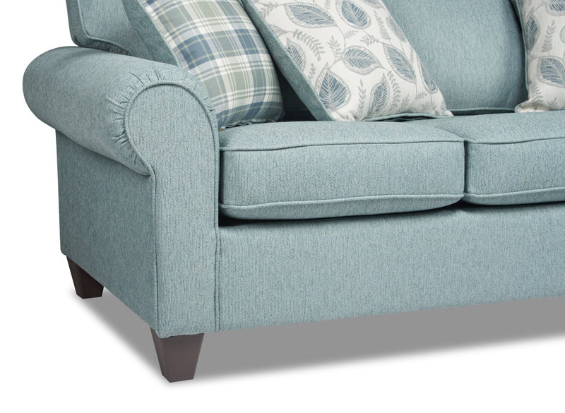 Scarlett Chenille Sofa - Marine