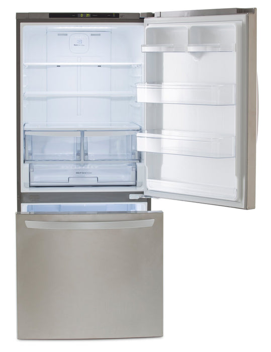 LG 22 Cu. Ft. Bottom-Freezer Refrigerator - LRDNS2200S