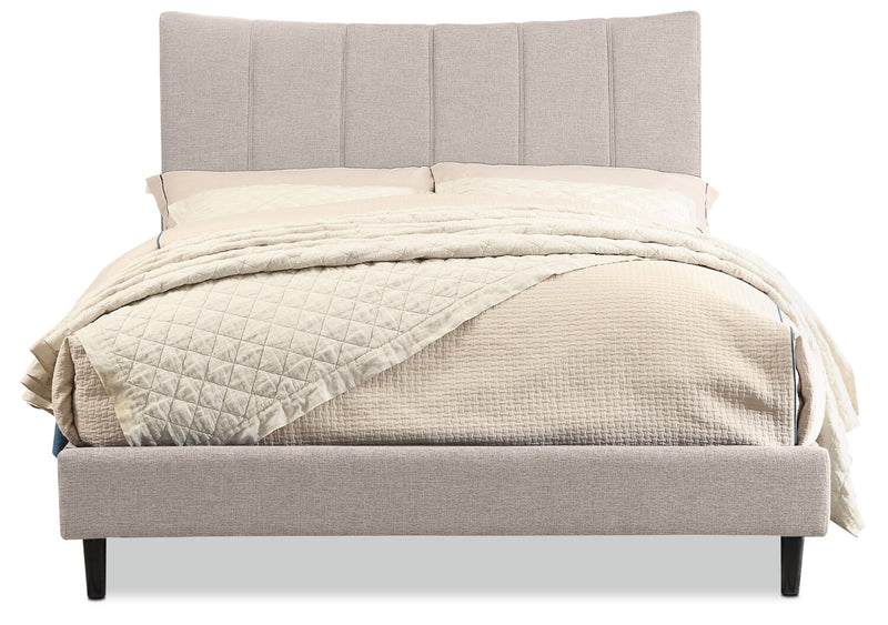 Paseo Platform Full Bed - Taupe