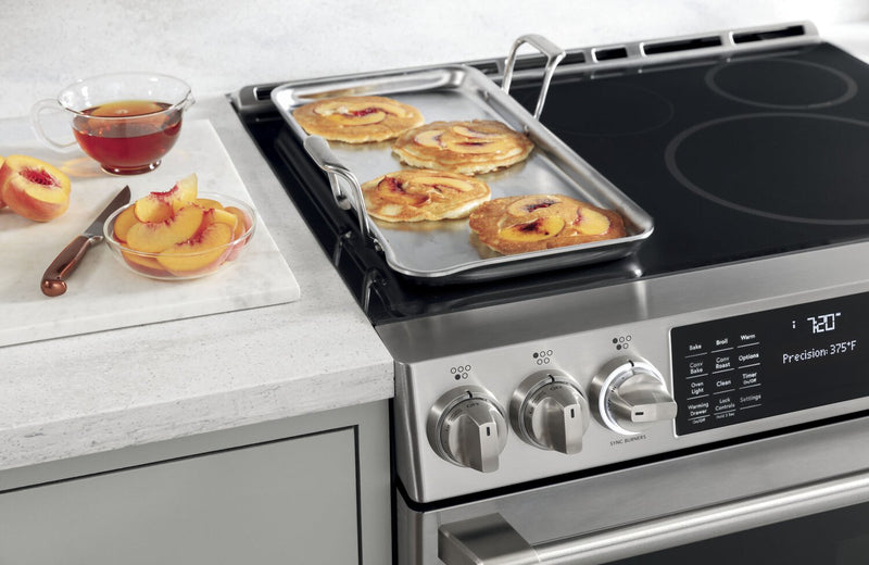 Café 5.7 Cu. Ft. Smart Induction Range with In-Oven Camera - CHS90XP2MS1