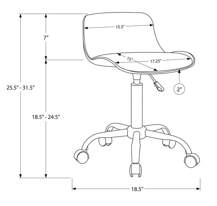 Letty Office Chair - White